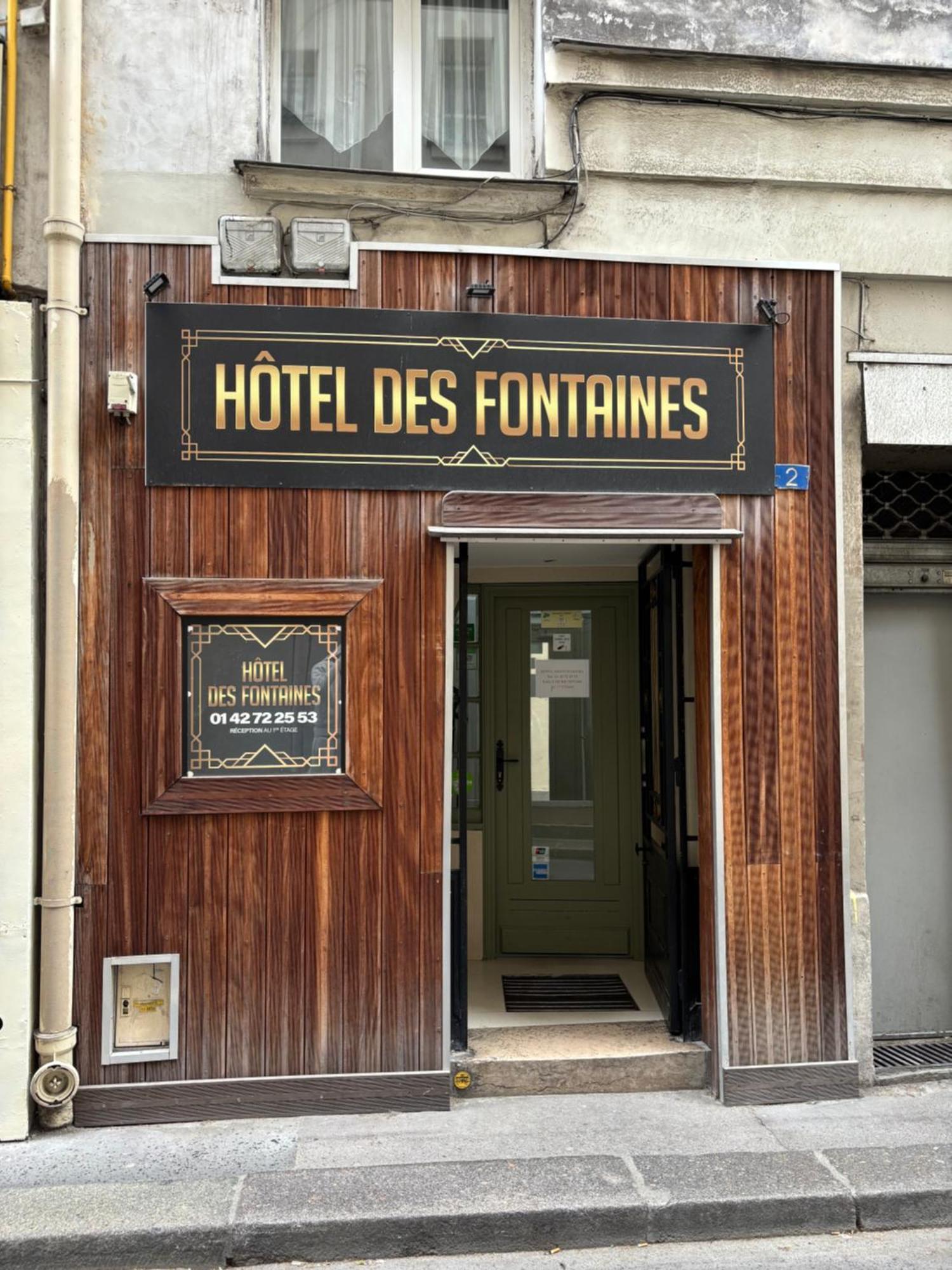 Hôtel Des Fontaines Paris Exterior foto