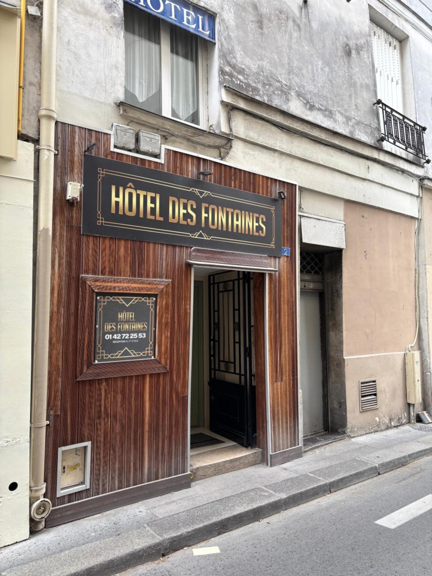 Hôtel Des Fontaines Paris Exterior foto